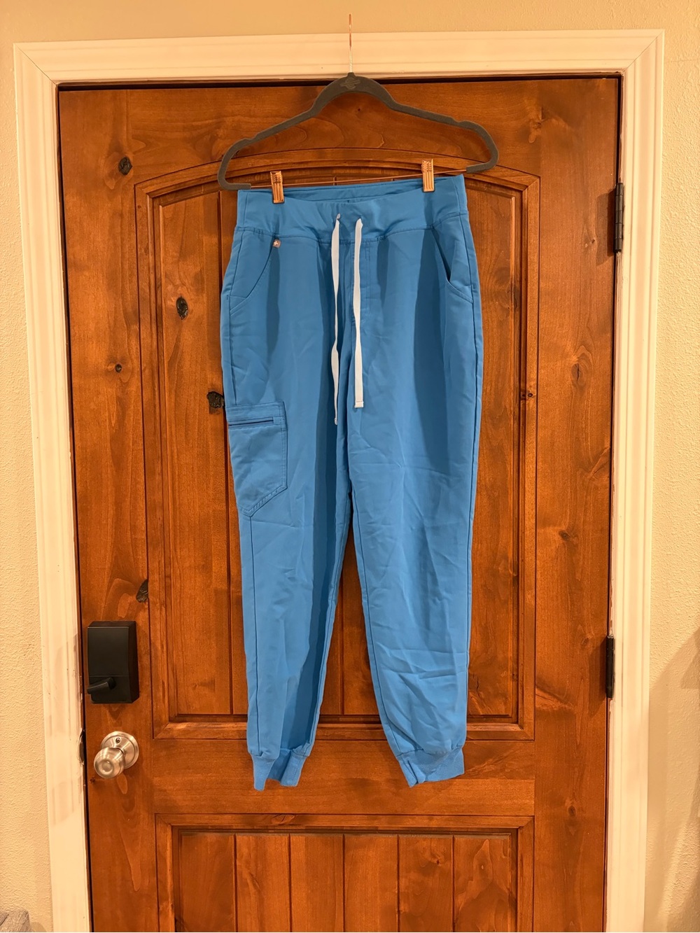 Figs Technical Collection Capri Blue Zamora High Waisted Jogger Scrub Pants